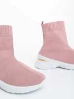 Pantofi sport dama roz din material textil Verlana