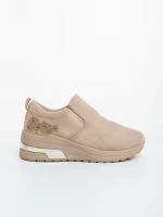 Pantofi sport dama bej din material textil Zaruka