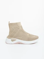 Pantofi sport dama bej din material textil Astera