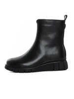 Ghete Dama din piele naturala E90523-1 BLACK | ADVANCER