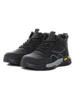 Ghete Barbati din piele naturala E90003 BLACK | ADVANCER
