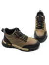 Ghete Barbati din piele naturala E90003 KHAKI | ADVANCER