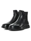 Ghete Barbati din piele naturala Z184550-1 BLACK | ADVANCER