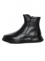 Ghete Barbati din piele naturala Z184550-1 BLACK | ADVANCER