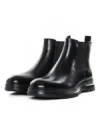 Ghete Barbati din piele naturala Z190330-1 BLACK | ADVANCER