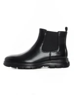 Ghete Barbati din piele naturala Z190330-1 BLACK | ADVANCER