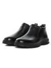 Ghete Barbati din piele naturala WM25517 BLACK | ADVANCER