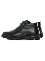 Ghete Barbati din piele naturala WM25517 BLACK | ADVANCER