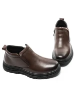Ghete Barbati din piele naturala WM25517 BROWN | ADVANCER