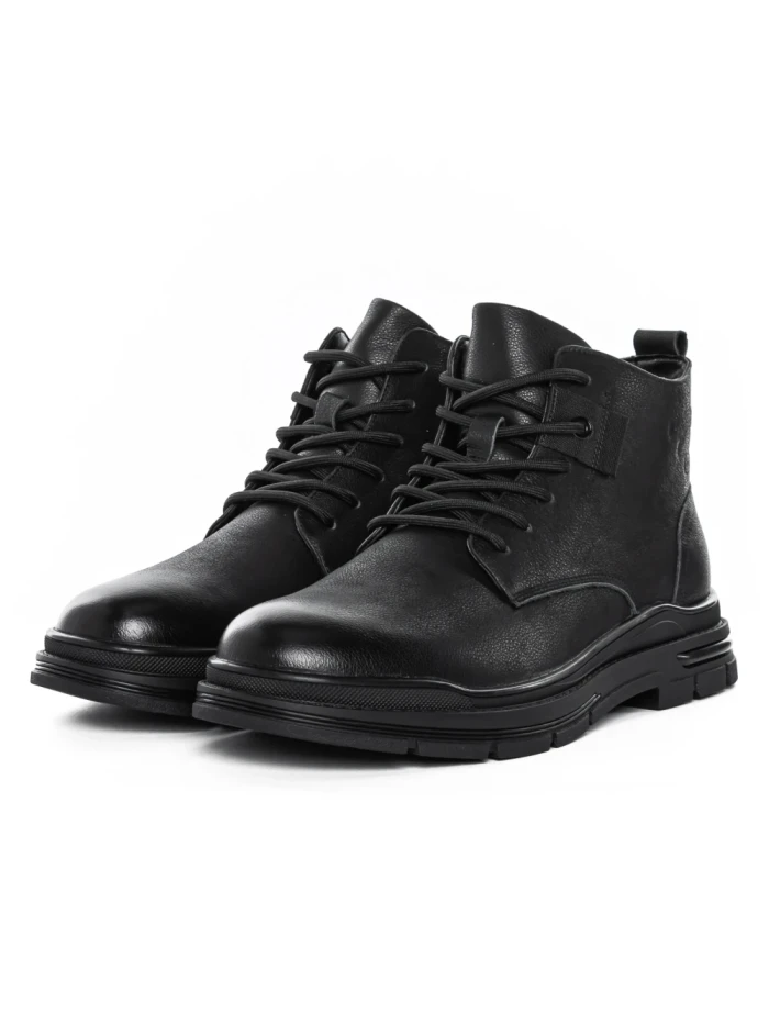 Ghete Barbati din piele naturala 806002X BLACK | ADVANCER