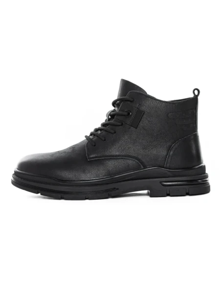 Ghete Barbati din piele naturala 806002X BLACK | ADVANCER