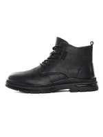 Ghete Barbati din piele naturala 806002X BLACK | ADVANCER