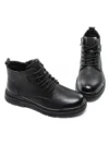 Ghete Barbati din piele naturala 806002X BLACK | ADVANCER