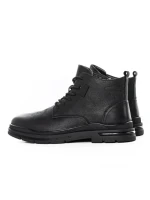 Ghete Barbati din piele naturala 806002X BLACK | ADVANCER
