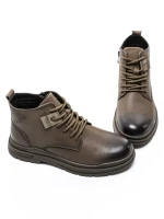 Ghete Barbati din piele naturala 806002X GREY | ADVANCER