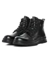 Ghete Barbati din piele naturala WM2630 BLACK | ADVANCER