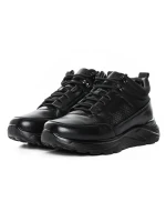 Ghete Barbati din piele naturala M35610 BLACK | ADVANCER