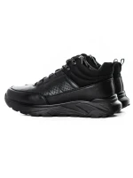 Ghete Barbati din piele naturala M35610 BLACK | ADVANCER