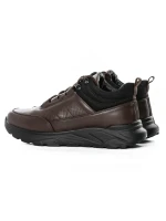 Ghete Barbati din piele naturala M35610 COFFEE | ADVANCER