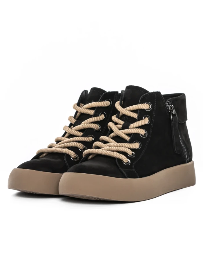 Ghete Dama din piele naturala 639-88 BLACK | ADVANCER