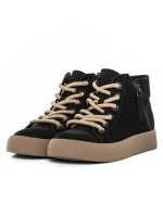 Ghete Dama din piele naturala 639-88 BLACK | ADVANCER