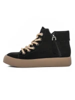 Ghete Dama din piele naturala 639-88 BLACK | ADVANCER