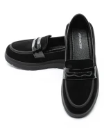 Pantofi Casual Dama din piele naturala 5272T03 BLACK | ADVANCER