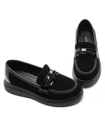 Pantofi Casual Dama din piele naturala 5272T03 BLACK | ADVANCER