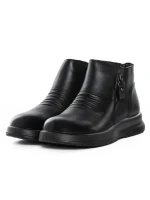 Ghete Dama din piele naturala M852 BLACK | ADVANCER