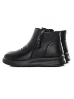 Ghete Dama din piele naturala M852 BLACK | ADVANCER