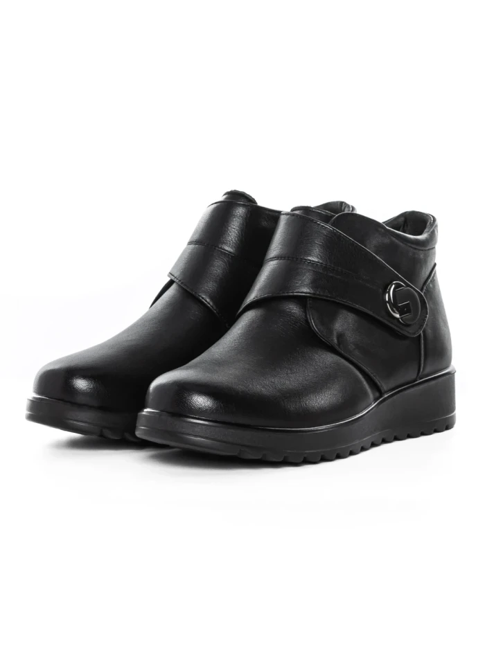 Ghete Dama din piele naturala M3535 BLACK | ADVANCER
