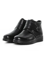Ghete Dama din piele naturala M3535 BLACK | ADVANCER