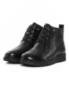 Ghete Dama din piele naturala 3908 BLACK | ADVANCER