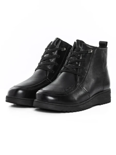 Ghete Dama din piele naturala 3908 BLACK | ADVANCER