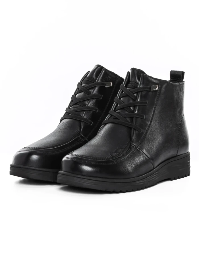 Ghete Dama din piele naturala 3908 BLACK | ADVANCER
