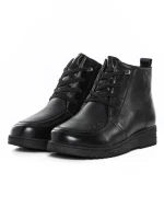Ghete Dama din piele naturala 3908 BLACK | ADVANCER