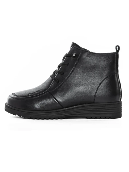 Ghete Dama din piele naturala 3908 BLACK | ADVANCER