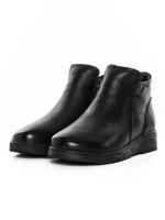 Ghete Dama din piele naturala 3901 BLACK | ADVANCER