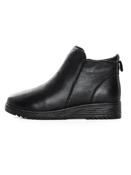 Ghete Dama din piele naturala 3901 BLACK | ADVANCER