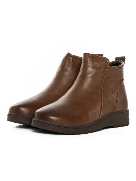 Ghete Dama din piele naturala 3901 BROWN | ADVANCER