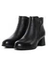 Ghete Dama din piele naturala 8858 BLACK | ADVANCER