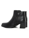 Ghete Dama din piele naturala 8858 BLACK | ADVANCER