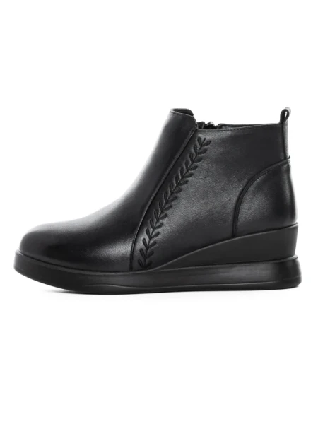 Ghete Dama din piele naturala 67-18 BLACK | ADVANCER