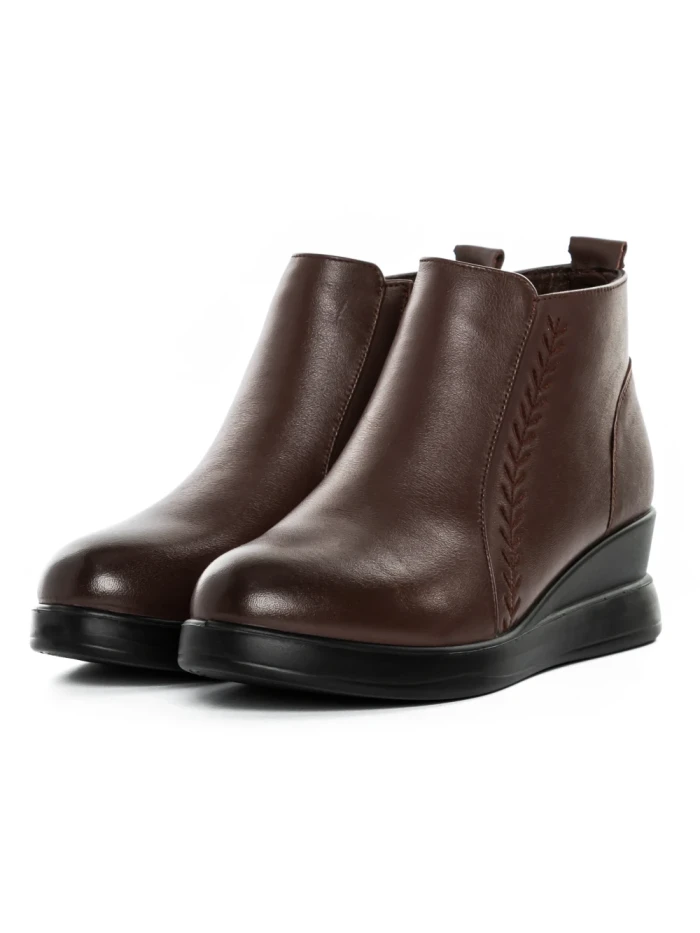 Ghete Dama din piele naturala 67-18 BROWN | ADVANCER