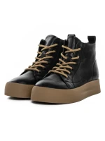 Ghete Dama din piele naturala 98883 BLACK | ADVANCER