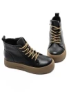 Ghete Dama din piele naturala 98883 BLACK | ADVANCER