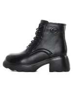 Ghete Dama din piele naturala 5008 BLACK | ADVANCER