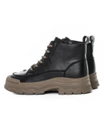 Ghete Dama din piele naturala 6575-8 BLACK | ADVANCER