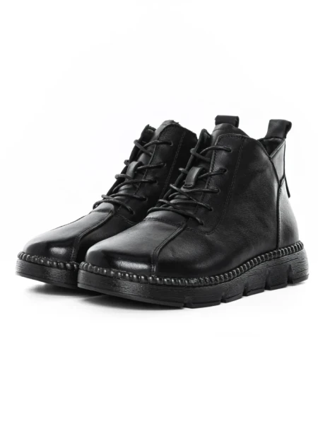Ghete Dama din piele naturala 5512 BLACK | ADVANCER