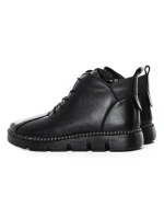Ghete Dama din piele naturala 5512 BLACK | ADVANCER